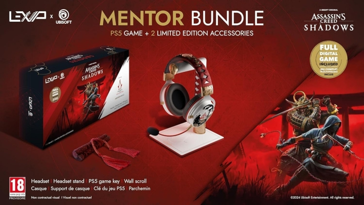 Assassin\'S Creed Shadows Mentor Box Ps5 Game Headset & Stand - Eu (PS5) ryhmässä KODINELEKTRONIIKKA / Pelikonsolit & Tarvikkeet / Sony PlayStation 5 / Peli @ TP E-commerce Nordic AB (D26563)