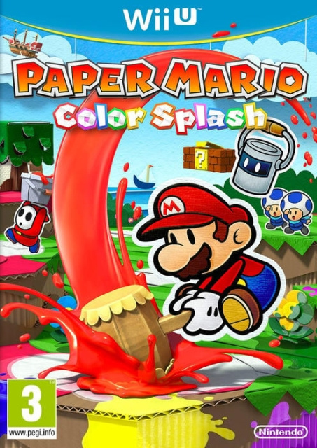 Paper Mario Color Splash ryhmässä KODINELEKTRONIIKKA / Pelikonsolit & Tarvikkeet / Nintendo Wii @ TP E-commerce Nordic AB (D26689)