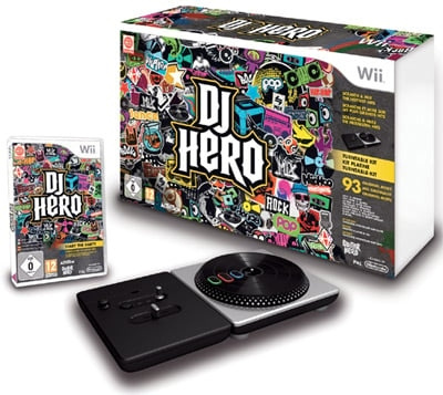 DJ Hero With Turntable Kit ryhmässä KODINELEKTRONIIKKA / Pelikonsolit & Tarvikkeet / Nintendo Wii @ TP E-commerce Nordic AB (D26694)