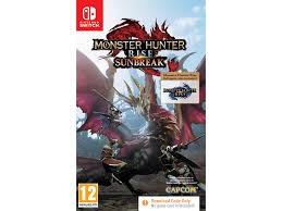 Monster Hunter Rise Sunbreak (CIAB) (Switch) ryhmässä KODINELEKTRONIIKKA / Pelikonsolit & Tarvikkeet / Nintendo Switch / Pelit @ TP E-commerce Nordic AB (D26744)
