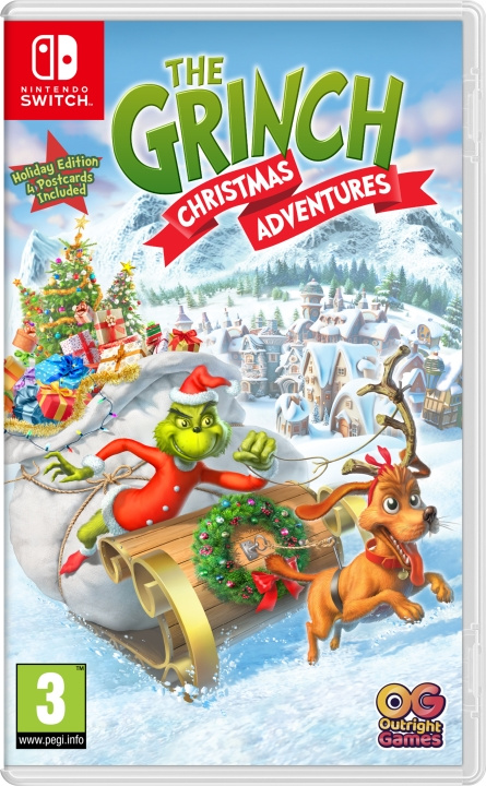The Grinch: Christmas Adventures Incl. Postcard (Switch) ryhmässä KODINELEKTRONIIKKA / Pelikonsolit & Tarvikkeet / Nintendo Switch / Pelit @ TP E-commerce Nordic AB (D26745)