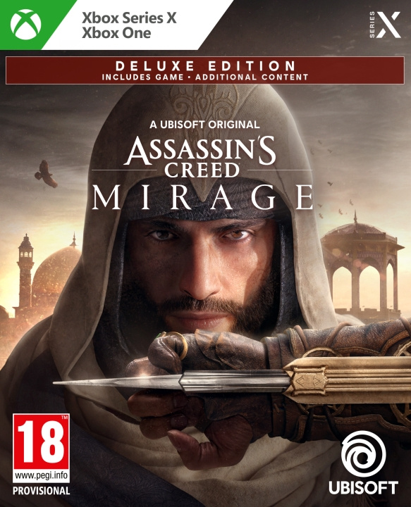 Assassin\'s Creed Mirage (Deluxe Edition) (XseriesX) ryhmässä KODINELEKTRONIIKKA / Pelikonsolit & Tarvikkeet / Xbox Series X / Peli @ TP E-commerce Nordic AB (D26760)