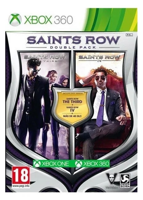 Saints Row Double Pack ryhmässä KODINELEKTRONIIKKA / Pelikonsolit & Tarvikkeet / Xbox 360 @ TP E-commerce Nordic AB (D26805)