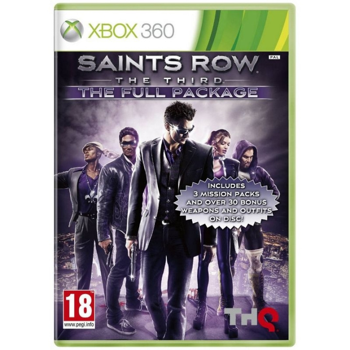 Saints Row The Third (The Full Package) (SPA/Multi in Game) ryhmässä KODINELEKTRONIIKKA / Pelikonsolit & Tarvikkeet / Xbox 360 @ TP E-commerce Nordic AB (D26806)