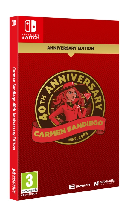 Carmen Sandiego 40th Anniversary Edition (Switch) ryhmässä KODINELEKTRONIIKKA / Pelikonsolit & Tarvikkeet / Nintendo Switch / Pelit @ TP E-commerce Nordic AB (D26867)