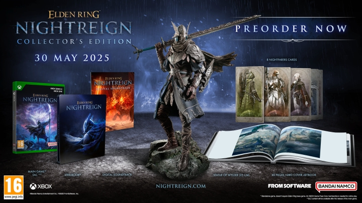 Elden Ring Nightreign (Collector Edition) (XseriesX) ryhmässä KODINELEKTRONIIKKA / Pelikonsolit & Tarvikkeet / Xbox Series X / Peli @ TP E-commerce Nordic AB (D26882)