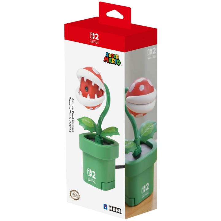 Hori Nintendo Switch 2 Piranha Plant -kamera ryhmässä KODINELEKTRONIIKKA / Pelikonsolit & Tarvikkeet / Nintendo Switch 2 / Tarvikkeet @ TP E-commerce Nordic AB (D26904)