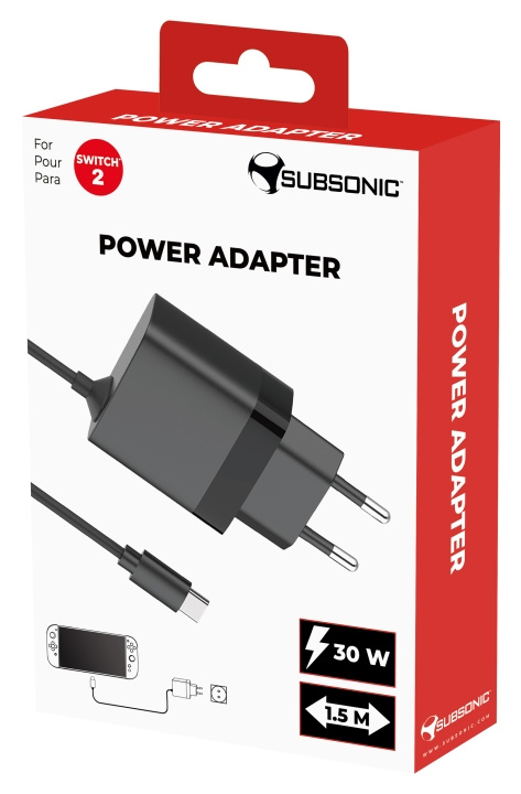 SuBsonic Lataus KYTKIN 2 ryhmässä KODINELEKTRONIIKKA / Pelikonsolit & Tarvikkeet / Nintendo Switch 2 / Tarvikkeet @ TP E-commerce Nordic AB (D26922)