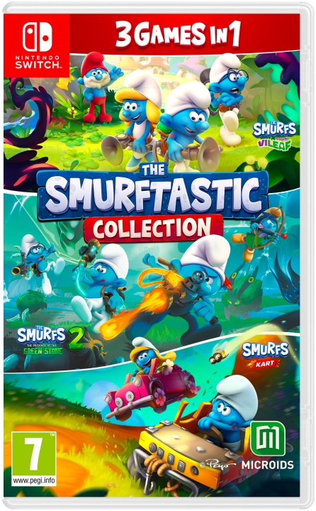 The Smurftastic Collection (3-in-1) (Switch) ryhmässä KODINELEKTRONIIKKA / Pelikonsolit & Tarvikkeet / Nintendo Switch / Pelit @ TP E-commerce Nordic AB (D26925)