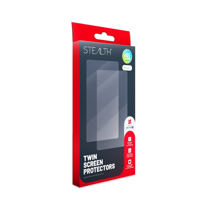 Stealth Kaksinkertaiset näytönsuojat - Switch 2 ryhmässä KODINELEKTRONIIKKA / Pelikonsolit & Tarvikkeet / Nintendo Switch 2 / Tarvikkeet @ TP E-commerce Nordic AB (D26942)