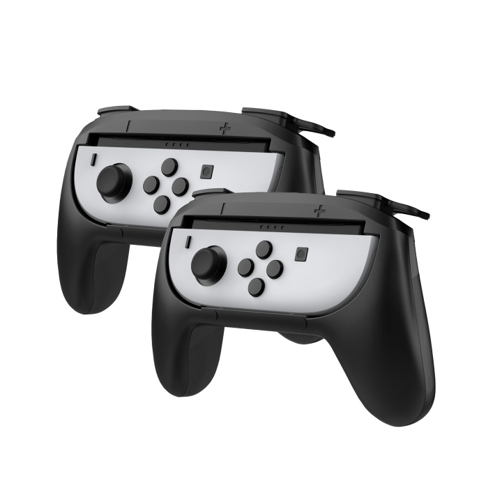 Stealth Kaksoisohjaimen kahvat - Switch 2 ryhmässä KODINELEKTRONIIKKA / Pelikonsolit & Tarvikkeet / Nintendo Switch 2 / Tarvikkeet @ TP E-commerce Nordic AB (D26967)