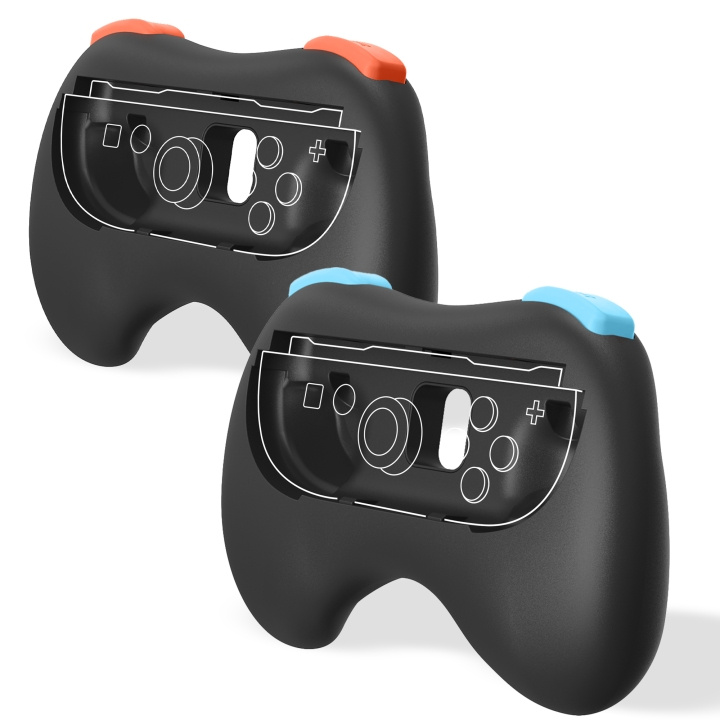 Trade Invaders Pari ohjaimen kahvoja Switch 2 Joy-Consille - musta ryhmässä KODINELEKTRONIIKKA / Pelikonsolit & Tarvikkeet / Nintendo Switch 2 / Tarvikkeet @ TP E-commerce Nordic AB (D27016)