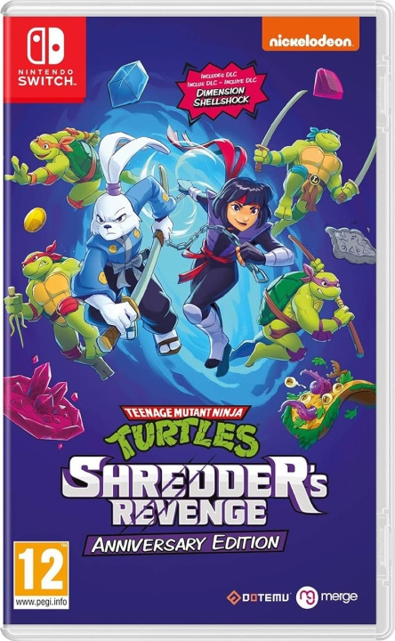 Teenage Mutant Ninja Turtles: Shredder\'s Revenge (Anniversary Edition) (Switch) ryhmässä KODINELEKTRONIIKKA / Pelikonsolit & Tarvikkeet / Nintendo Switch / Pelit @ TP E-commerce Nordic AB (D27096)