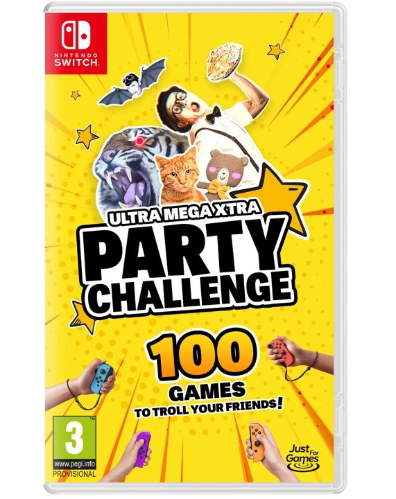 Ultra Mega Xtra Party Challenge (Switch) ryhmässä KODINELEKTRONIIKKA / Pelikonsolit & Tarvikkeet / Nintendo Switch / Pelit @ TP E-commerce Nordic AB (D27105)