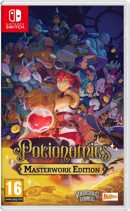 Potionomics: Masterwork Edition (Switch) ryhmässä KODINELEKTRONIIKKA / Pelikonsolit & Tarvikkeet / Nintendo Switch / Pelit @ TP E-commerce Nordic AB (D27109)