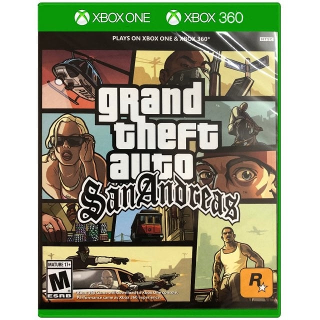 Grand Theft Auto San Andreas (GTA) (Import) (X360/XONE) (XONE) ryhmässä KODINELEKTRONIIKKA / Pelikonsolit & Tarvikkeet / Xbox One / Peli @ TP E-commerce Nordic AB (D27135)