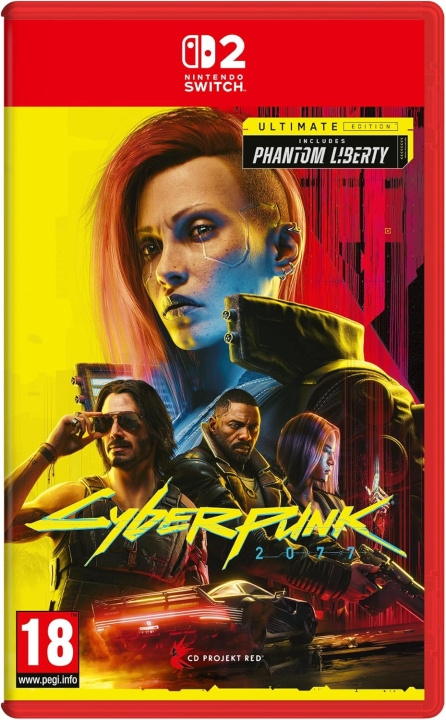 Cyberpunk 2077 (Ultimate Edition) ryhmässä KODINELEKTRONIIKKA / Pelikonsolit & Tarvikkeet / Nintendo Switch 2 / Pelit @ TP E-commerce Nordic AB (D27153)