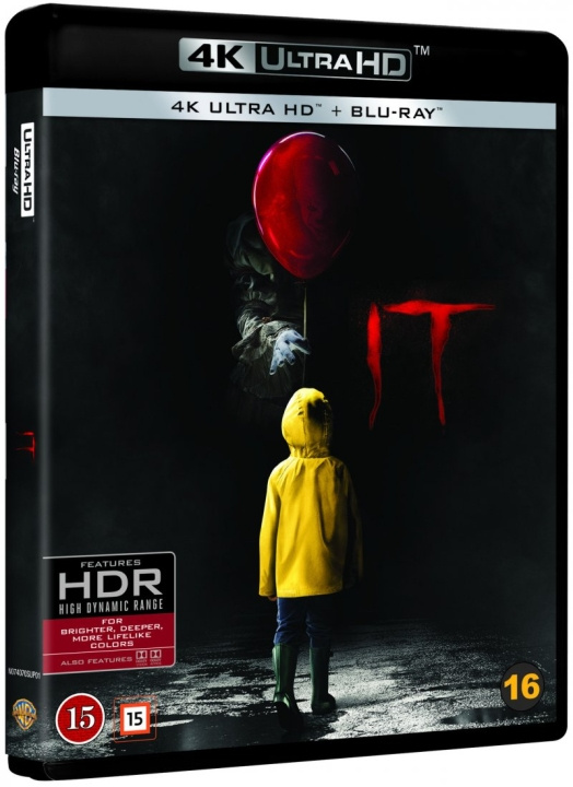 Stephen King\'s It (Remake) (4K Blu-Ray) ryhmässä KODINELEKTRONIIKKA / Ääni & Kuva / TV & Tarvikkeet / Elokuvat / Blu-ray @ TP E-commerce Nordic AB (D27306)