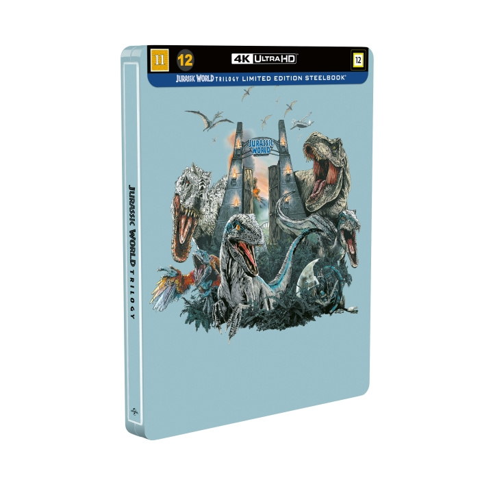 Jurassic World Trilogy Limited Edition ryhmässä KODINELEKTRONIIKKA / Ääni & Kuva / TV & Tarvikkeet / Elokuvat / Blu-ray @ TP E-commerce Nordic AB (D27379)