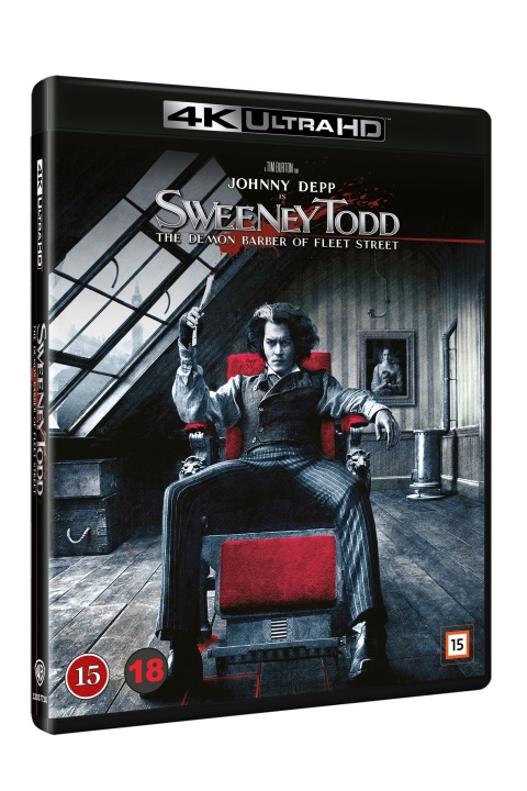 Sweeney Todd ryhmässä KODINELEKTRONIIKKA / Ääni & Kuva / TV & Tarvikkeet / Elokuvat / Blu-ray @ TP E-commerce Nordic AB (D27422)