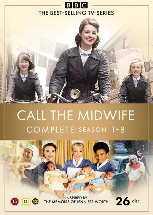 CALL THE MIDWIFE - COLLECTION BOX SEASON 1- 8 - 26 DVD BOX ryhmässä KODINELEKTRONIIKKA / Ääni & Kuva / TV & Tarvikkeet / Elokuvat / DVD @ TP E-commerce Nordic AB (D27480)