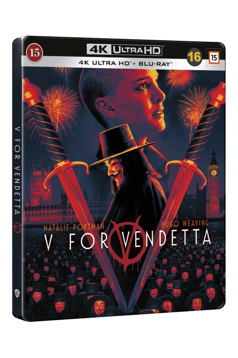 V for Vandetta ryhmässä KODINELEKTRONIIKKA / Ääni & Kuva / TV & Tarvikkeet / Elokuvat / Blu-ray @ TP E-commerce Nordic AB (D27483)