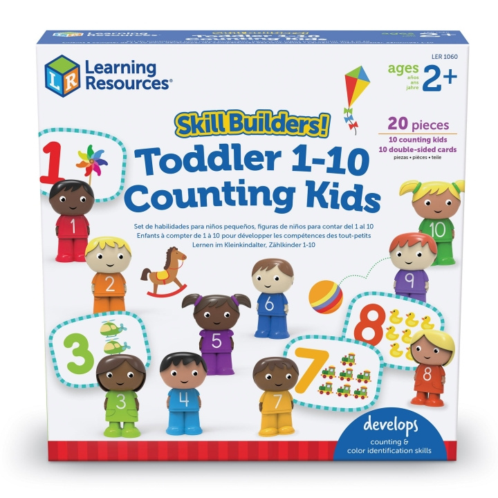 Learning Resources Taidonrakentajat! Pikkulapset 1-10 laskeminen - (LSP1060-SCA) ryhmässä LELUT, TUOTTEET LAPSILLE JA VAUVOILLE / Leikkikalut, Askartelu &Pelit / Lelusarja @ TP E-commerce Nordic AB (D27517)