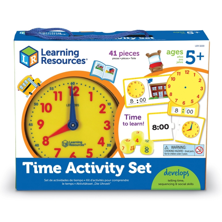 Learning Resources Aika-aktiviteettisarja (LSP3220-SCA) ryhmässä LELUT, TUOTTEET LAPSILLE JA VAUVOILLE / Lelut vauvoille (0-3v) / Toiminnalliset lelut @ TP E-commerce Nordic AB (D27519)