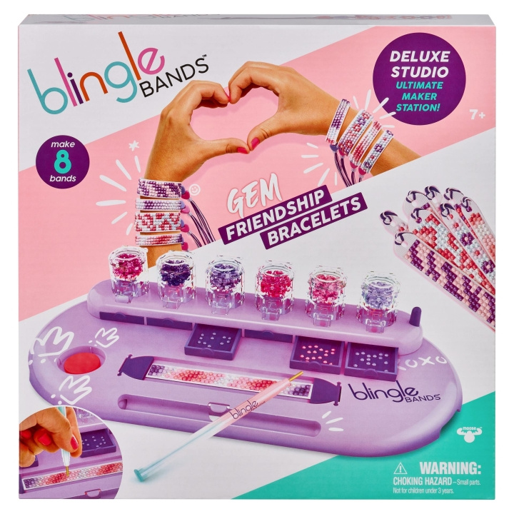 Blingles Blingle Bands - Deluxe Starter Studio (40268) ryhmässä LELUT, TUOTTEET LAPSILLE JA VAUVOILLE / Leikkikalut, Askartelu &Pelit / Käsityöt @ TP E-commerce Nordic AB (D27540)