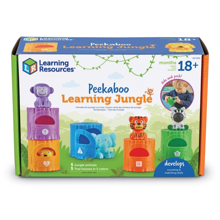 Learning Resources Peekaboo-oppimisviidakko (LSP6815-SCA) ryhmässä LELUT, TUOTTEET LAPSILLE JA VAUVOILLE / Lelut vauvoille (0-3v) / Toiminnalliset lelut @ TP E-commerce Nordic AB (D27549)