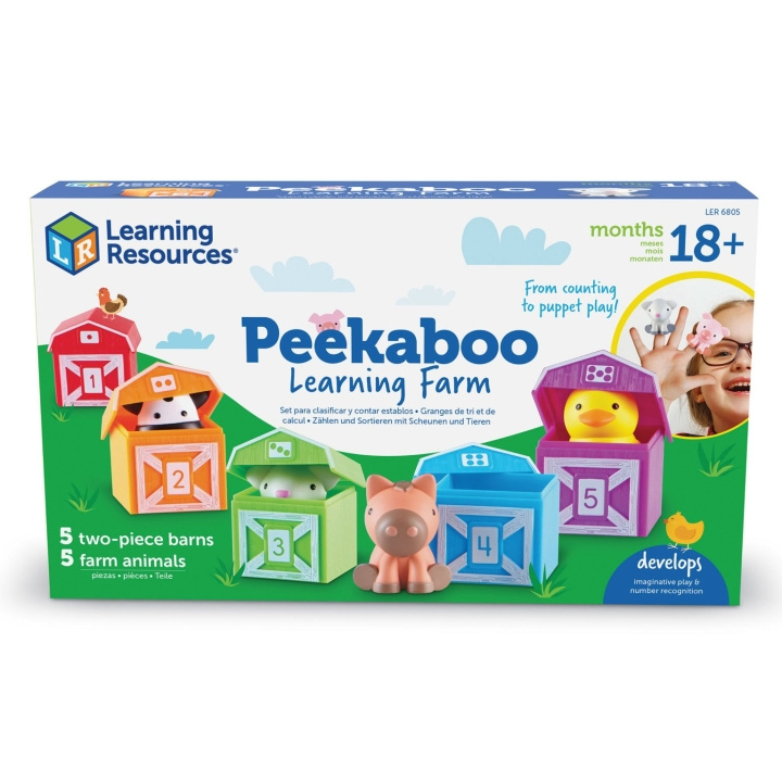 Learning Resources Peekaboo-oppimisfarmi (LSP6805-SCA) ryhmässä LELUT, TUOTTEET LAPSILLE JA VAUVOILLE / Lelut vauvoille (0-3v) / Toiminnalliset lelut @ TP E-commerce Nordic AB (D27550)