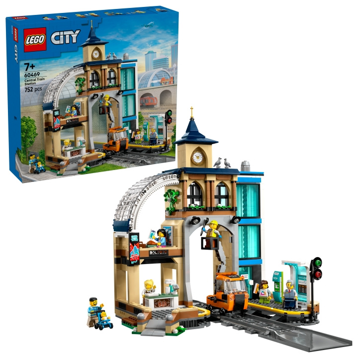 LEGO LEGO Kaupunki - Keskusrautatieasema (60469) ryhmässä LELUT, TUOTTEET LAPSILLE JA VAUVOILLE / Leikkikalut, Askartelu &Pelit / Rakennuslelut / Lego @ TP E-commerce Nordic AB (D27569)