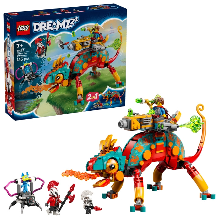 LEGO DREAMZzz - Mateon palokameleontti (71492) ryhmässä LELUT, TUOTTEET LAPSILLE JA VAUVOILLE / Leikkikalut, Askartelu &Pelit / Rakennuslelut / Lego @ TP E-commerce Nordic AB (D27570)