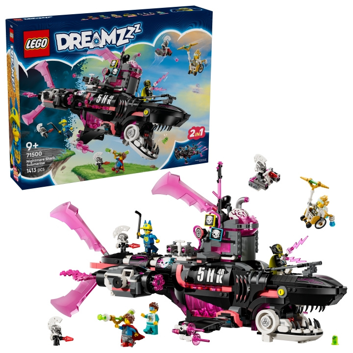LEGO DREAMZzz - Painajainen hain sukellusvene (71500) ryhmässä LELUT, TUOTTEET LAPSILLE JA VAUVOILLE / Leikkikalut, Askartelu &Pelit / Rakennuslelut / Lego @ TP E-commerce Nordic AB (D27572)