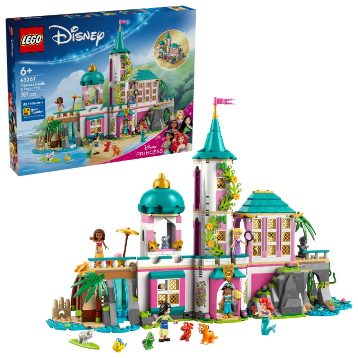 LEGO Disney Princess - Prinsessalinna ja kuninkaalliset lemmikit (43267) ryhmässä LELUT, TUOTTEET LAPSILLE JA VAUVOILLE / Leikkikalut, Askartelu &Pelit / Rakennuslelut / Lego @ TP E-commerce Nordic AB (D27581)