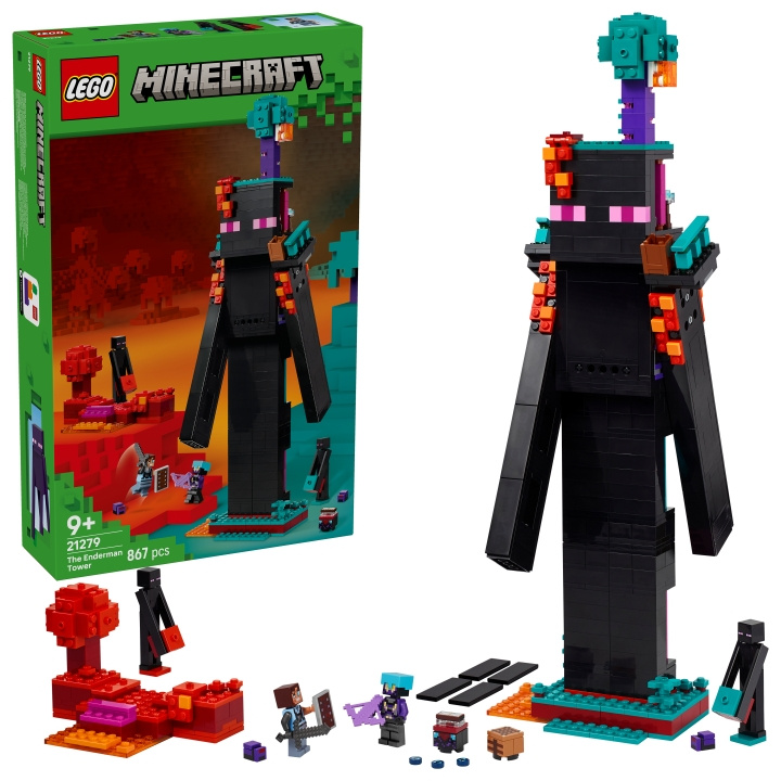 LEGO Minecraft - Endermanin torni (21279) ryhmässä LELUT, TUOTTEET LAPSILLE JA VAUVOILLE / Leikkikalut, Askartelu &Pelit / Rakennuslelut / Lego @ TP E-commerce Nordic AB (D27593)