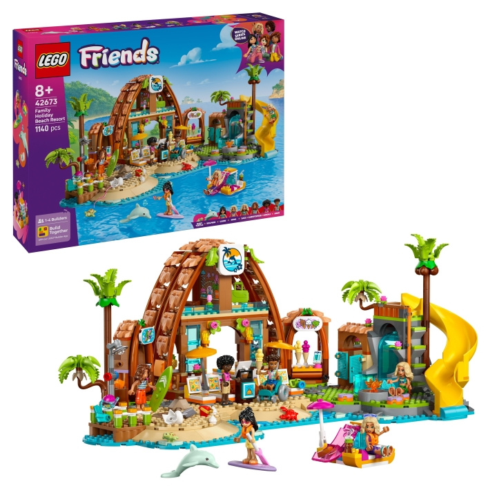 LEGO LEGO Ystävät - Perheloma Beach Resort (42673) ryhmässä LELUT, TUOTTEET LAPSILLE JA VAUVOILLE / Leikkikalut, Askartelu &Pelit / Rakennuslelut / Lego @ TP E-commerce Nordic AB (D27604)