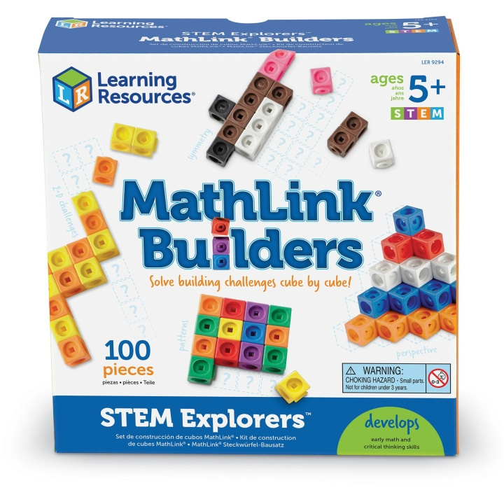 Learning Resources STEM Explorers™ MathLink® Builders (LSP9294-SCA) ryhmässä LELUT, TUOTTEET LAPSILLE JA VAUVOILLE / Leikkikalut, Askartelu &Pelit / Lelusarja @ TP E-commerce Nordic AB (D27611)