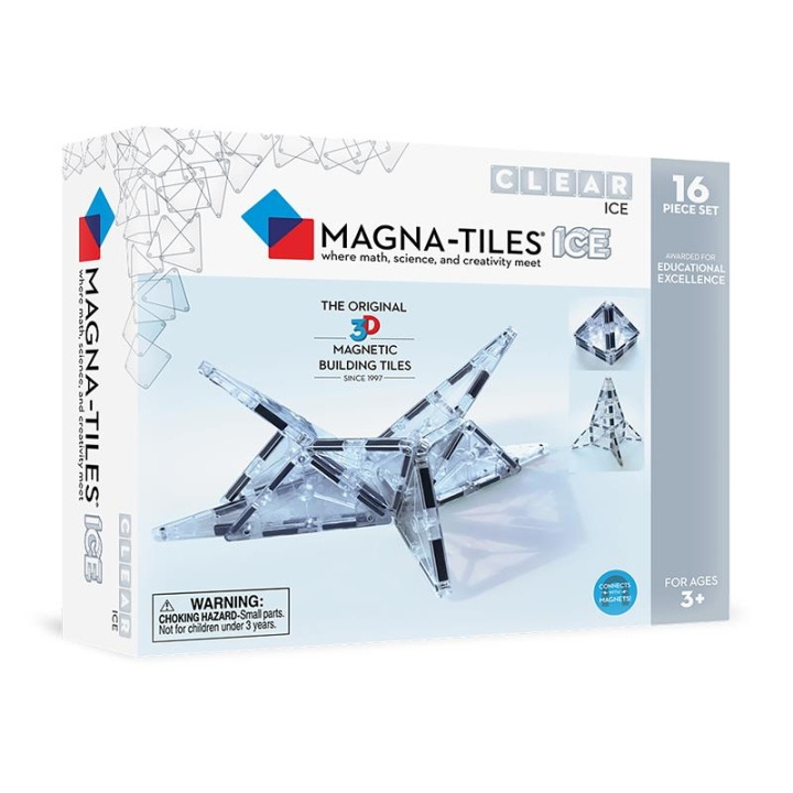 Magna Tiles MAGNA-TILES - ICE 16 kpl setti (90214) ryhmässä LELUT, TUOTTEET LAPSILLE JA VAUVOILLE / Leikkikalut, Askartelu &Pelit / Rakennuslelut / Rakennuspalikat @ TP E-commerce Nordic AB (D27641)