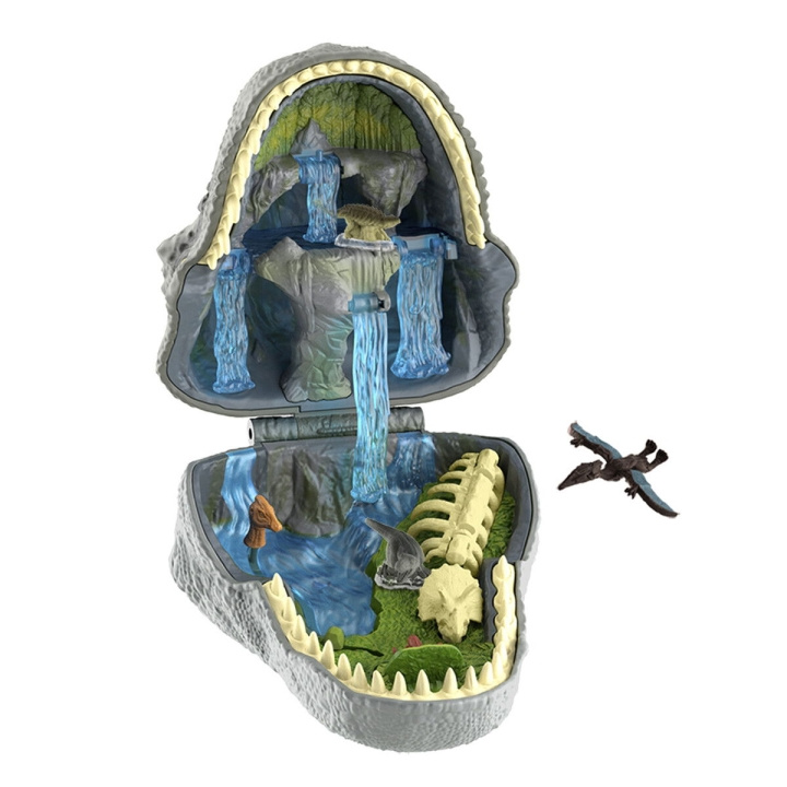 Jurassic World Rebirth Micro Compact - Tyrannosaurus Rex - Tyrannosaurus Rex ryhmässä LELUT, TUOTTEET LAPSILLE JA VAUVOILLE / Leikkikalut, Askartelu &Pelit / Figuurit, miniatyyrit ja tarvikkeet @ TP E-commerce Nordic AB (D27652)