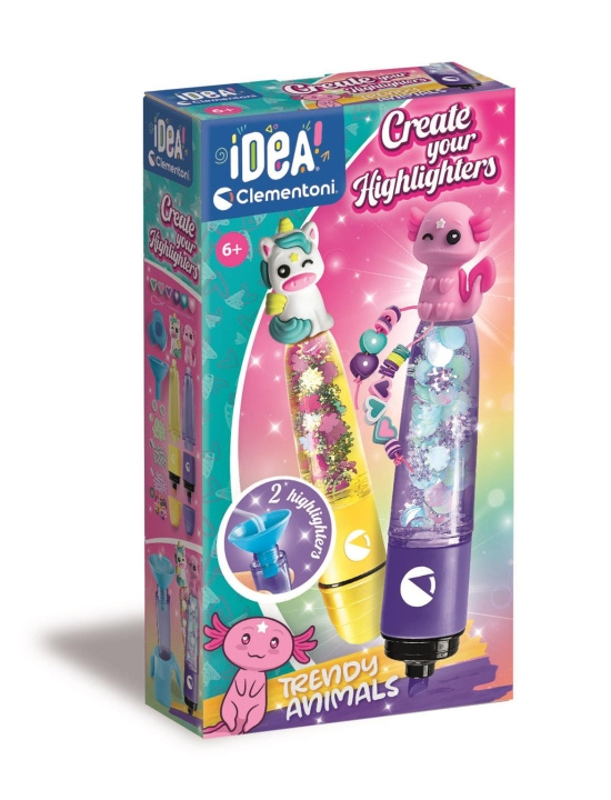 Clementoni Pieni korostuskynä Lab Trendy Animals (I-18167) ryhmässä LELUT, TUOTTEET LAPSILLE JA VAUVOILLE / Leikkikalut, Askartelu &Pelit / Käsityöt @ TP E-commerce Nordic AB (D27694)