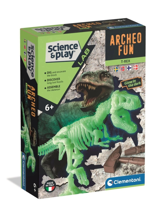 Clementoni T-Rex (I-78848) ryhmässä LELUT, TUOTTEET LAPSILLE JA VAUVOILLE / Leikkikalut, Askartelu &Pelit / Käsityöt @ TP E-commerce Nordic AB (D27695)