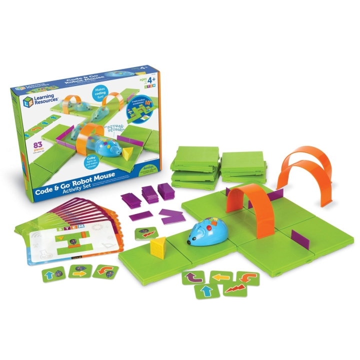Learning Resources Code & Go® robottihiiren toimintasarja - (LSP2831-SCA) ryhmässä LELUT, TUOTTEET LAPSILLE JA VAUVOILLE / Lelut vauvoille (0-3v) / Toiminnalliset lelut @ TP E-commerce Nordic AB (D27716)
