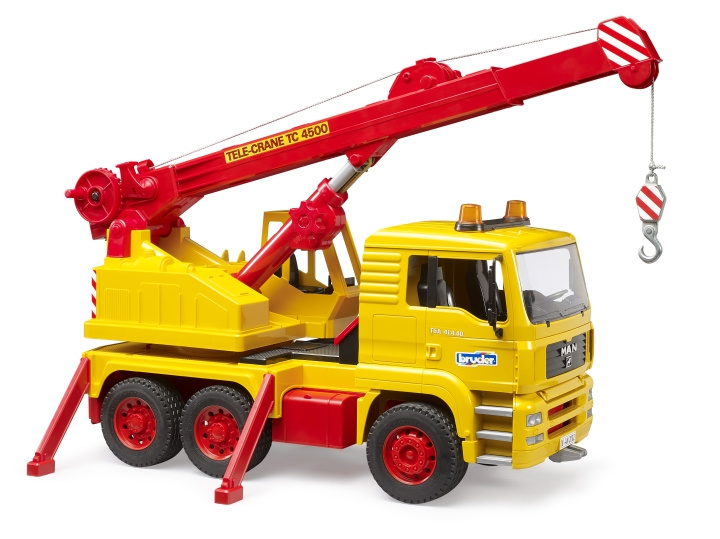 Bruder MAN TGA -nosturiauto (01054) ryhmässä LELUT, TUOTTEET LAPSILLE JA VAUVOILLE / Leikkikalut, Askartelu &Pelit / Leikkiautot @ TP E-commerce Nordic AB (D27741)