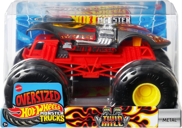 Hot Wheels Monster Trucks 1:24 valettu - Twin Mill - kaksoismylly ryhmässä LELUT, TUOTTEET LAPSILLE JA VAUVOILLE / Leikkikalut, Askartelu &Pelit / Leikkiautot @ TP E-commerce Nordic AB (D27758)