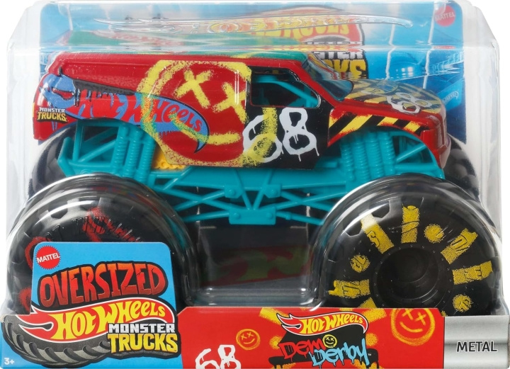 Hot Wheels Monster Trucks 1:24 Die-Cast - Demo Derby - Demo Derby ryhmässä LELUT, TUOTTEET LAPSILLE JA VAUVOILLE / Leikkikalut, Askartelu &Pelit / Leikkiautot @ TP E-commerce Nordic AB (D27759)