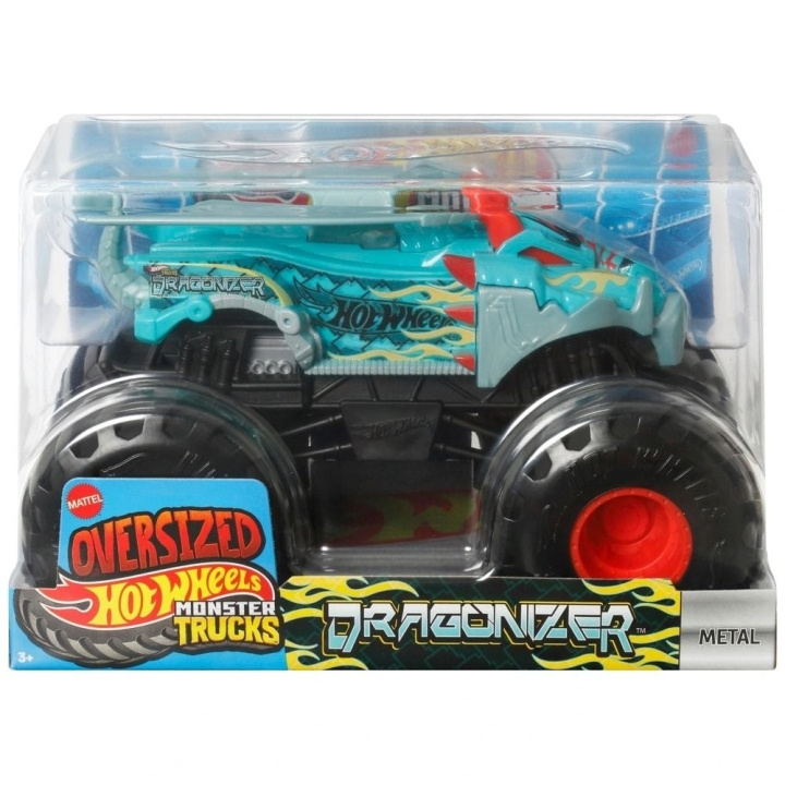 Hot Wheels Monster Trucks 1:24 Die-Cast - Dragonizer ryhmässä LELUT, TUOTTEET LAPSILLE JA VAUVOILLE / Leikkikalut, Askartelu &Pelit / Leikkiautot @ TP E-commerce Nordic AB (D27760)