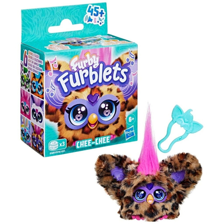 FURBY Furbletit S4 Juhlaeläimet - Chee-Chee (G16975X2) ryhmässä LELUT, TUOTTEET LAPSILLE JA VAUVOILLE / Leikkikalut, Askartelu &Pelit / Figuurit, miniatyyrit ja tarvikkeet @ TP E-commerce Nordic AB (D27782)