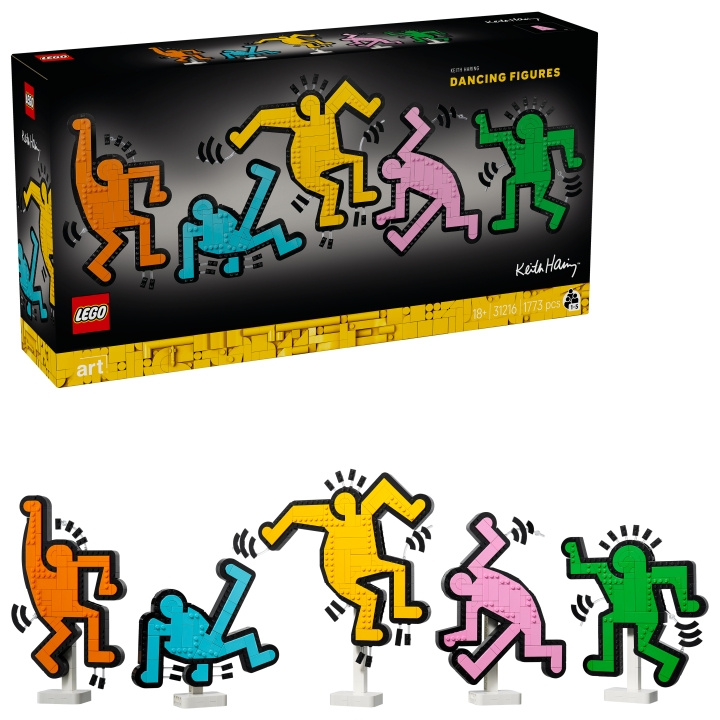 LEGO TAIDE - Keith Haring - Tanssivat hahmot (31216) ryhmässä LELUT, TUOTTEET LAPSILLE JA VAUVOILLE / Leikkikalut, Askartelu &Pelit / Rakennuslelut / Lego @ TP E-commerce Nordic AB (D27790)