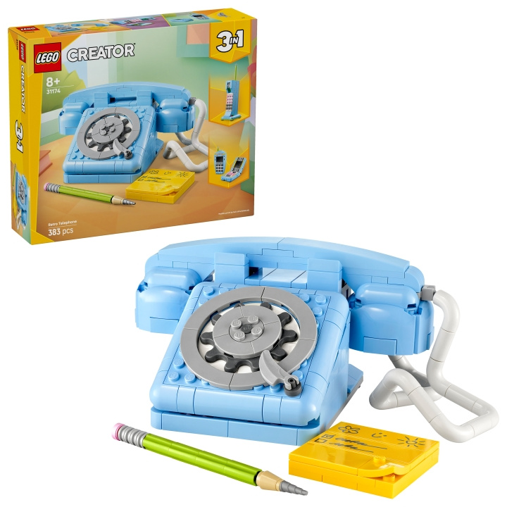 LEGO LEGO Luoja - Retro puhelin (31174) ryhmässä LELUT, TUOTTEET LAPSILLE JA VAUVOILLE / Leikkikalut, Askartelu &Pelit / Rakennuslelut / Lego @ TP E-commerce Nordic AB (D27802)